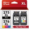 PG-275XL/CL-276XL Ink Cartridge Combo Pack Replacement for Canon 275 and 276 Ink cartridges for Pixma TR4720 TS3522 TS3520 TS3720 TS3722 TS3500