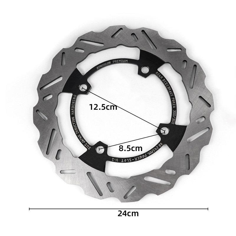 FOR Honda FORZA350 NSS350 245MM Motorcycle Rear Brake Disc Rotor 2021-2025 Floating Disc Brake Modification Part