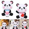 Money Bank Panda Sculpture Desktop Adorable Valentine's Day Ornament Saving Box Child