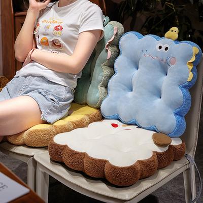 Biscuit Cushion Office Dual Waist Cushion Dopamine Petal Student Chair Thickened Cushion Car Cushion
