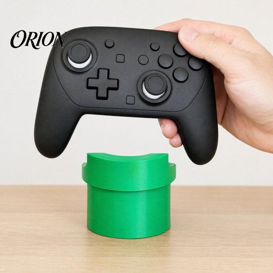 Gamepad Slot Organizer Game Pad Slot, Cylindrical Shape Console Handle Controller Display Stand Holder, 3D Printed Smooth Edges Non-slip Holder Gaming