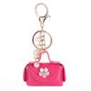Xiaohongshu Mini Keychain Bag - Cute & Stylish Coin Purse and Korean-Style Leather Car Key Pendant
