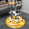 1pc Pikachu Cute Office Round Area Rug, Indoor Mat Suitable For Office,Bedroom Living Room Home Decor, Room Deco a0928200