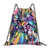 Custom Gundams Drawstring Bag Men Women Foldable Sports Gym Sackpack Anime Shopping Backpacks