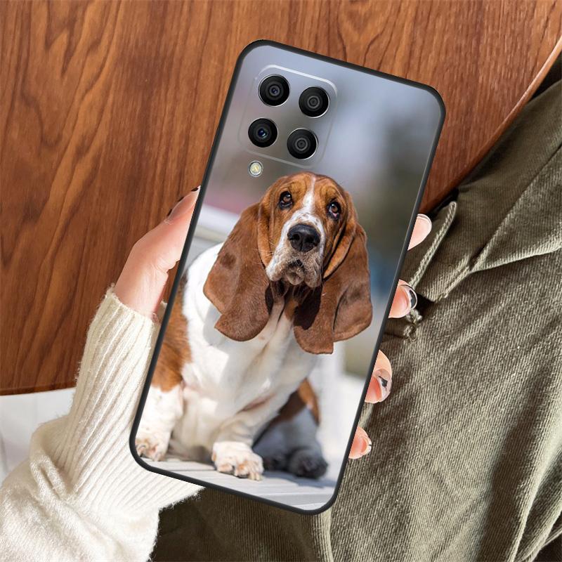 Basset Hound Dog Case For Samsung Galaxy M11 M21 M31 M35 M12 M13 M14 M15 M16 M36 M56 M53 M32 M52 M55 M34 M54