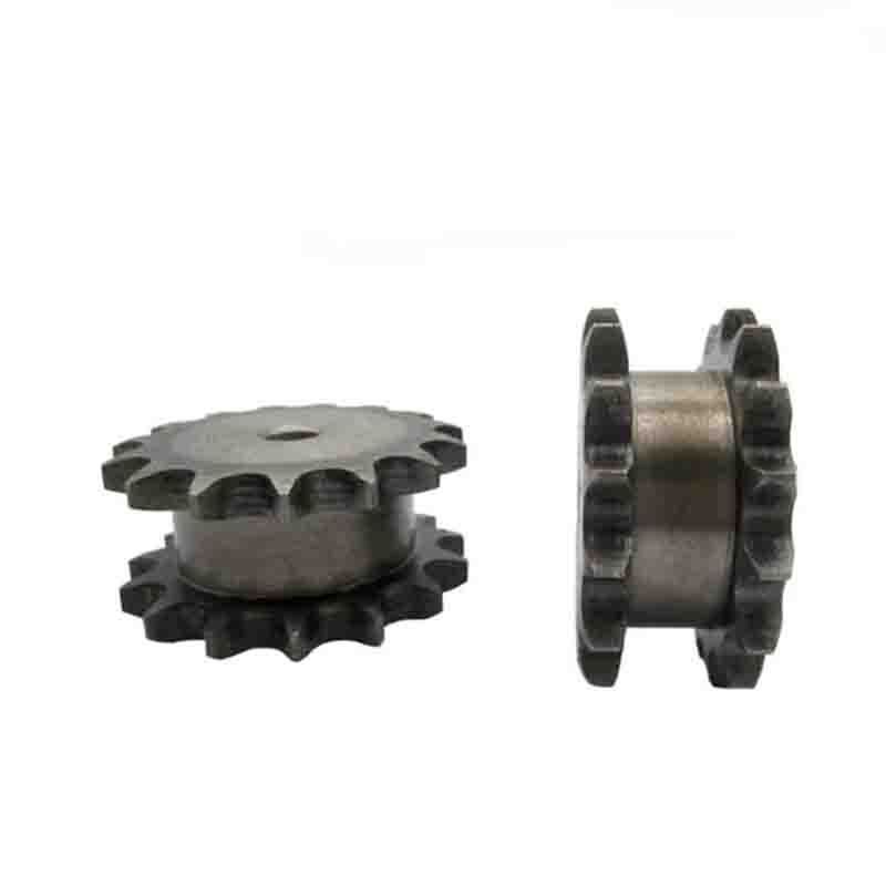 Double Row Drive Sprocket Wheel Gear 10-30 Teeth for 06B Roller Chain 06B-2 Duplex Chain Industrial Gear Accessories