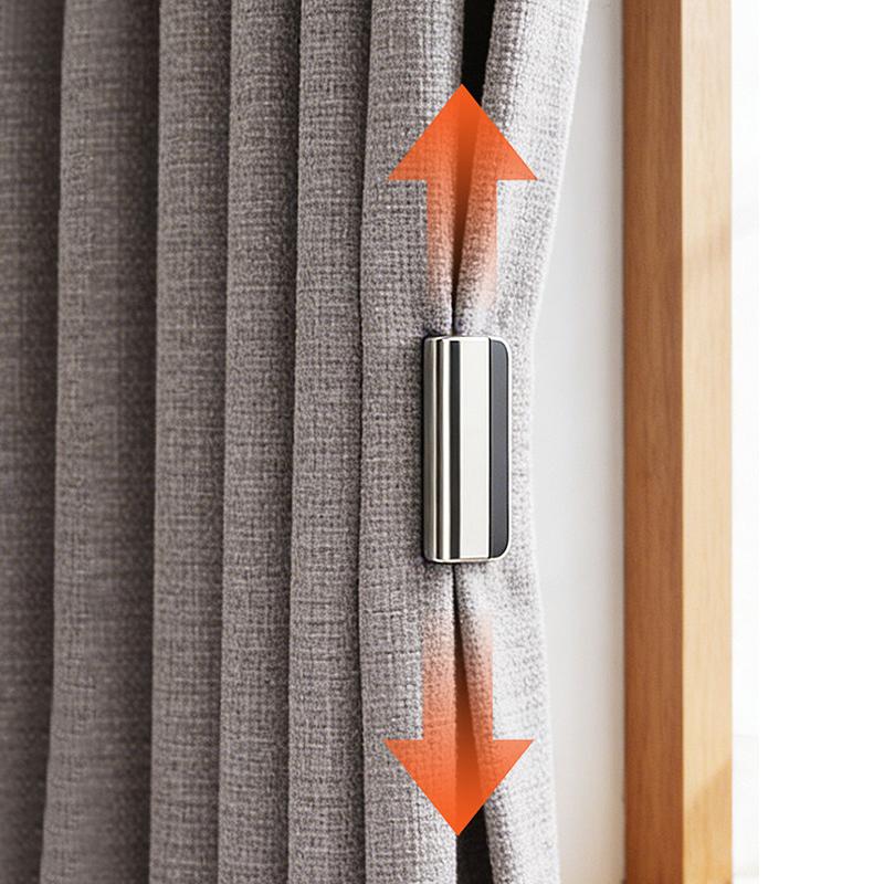 10 Piezas Clips Magnéticos Fuertes para Cortinas Clips de Cierre Blackout Sin Clavos Mantienen la Cortina Cerrada Previenen Fugas de Luz Para Dormitorio