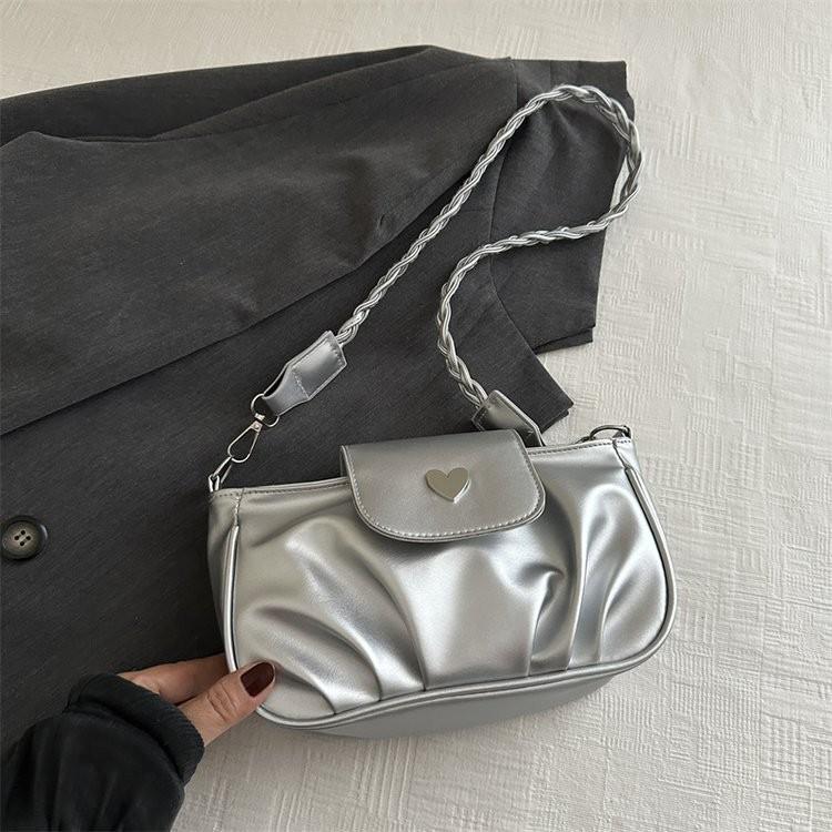 Trendy Small Square Shoulder Bag For Women Stylish Casual Crossbody Purse