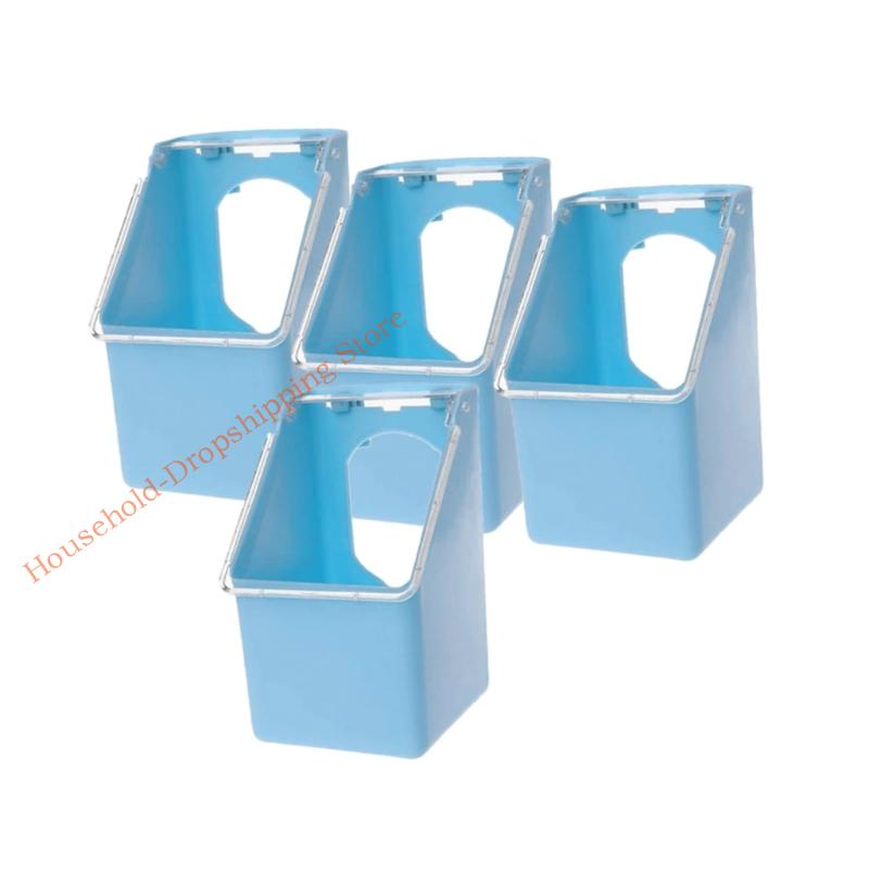 Space Saving Hanging Pigeons Feeders for Pigeons Parrots and Birds Cages Easyly To Clean Refillable Universals Use