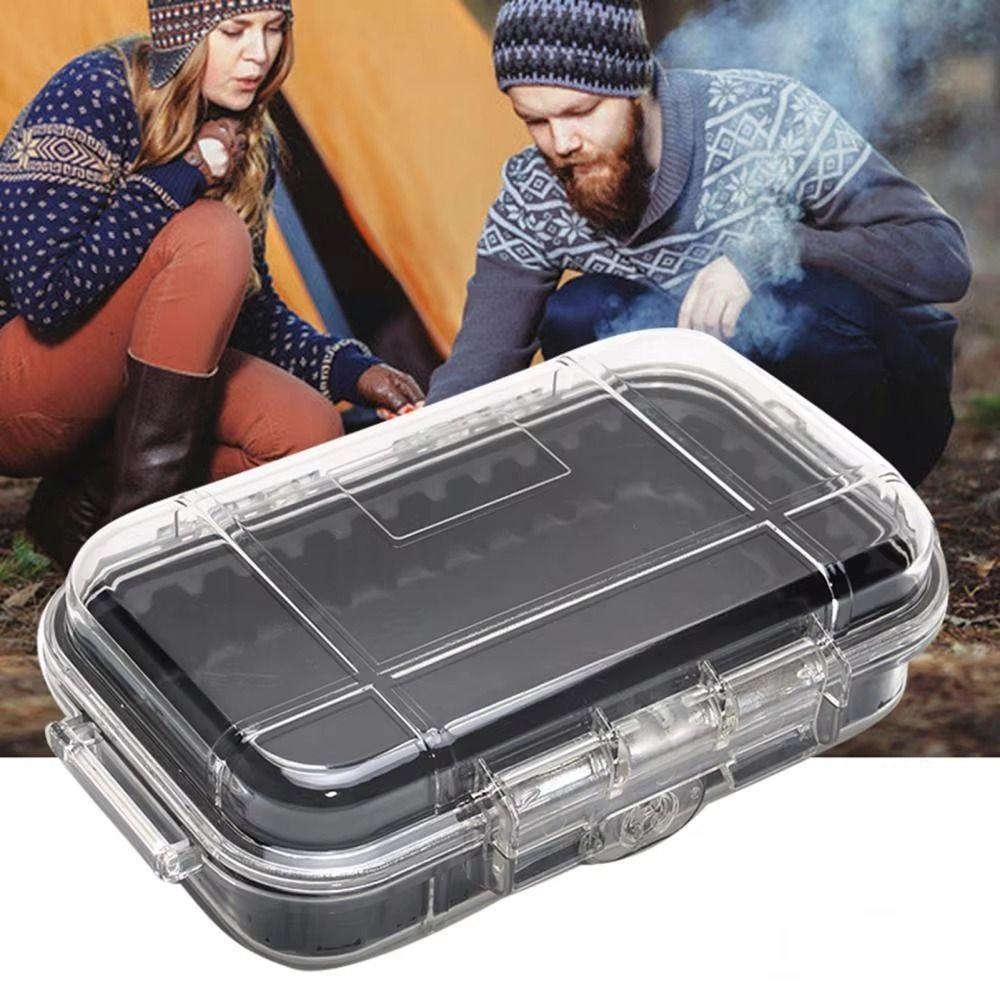 Portable Waterproof Tool Dry Case Shockproof Hard Carry Toolbox Durable Sealed Safety Box  Camping