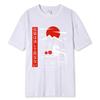 Japanese Style Car Funny T Shirts Men Back Print Street Wear Original Design Oversize Tops Tee Loose Breathable Tees