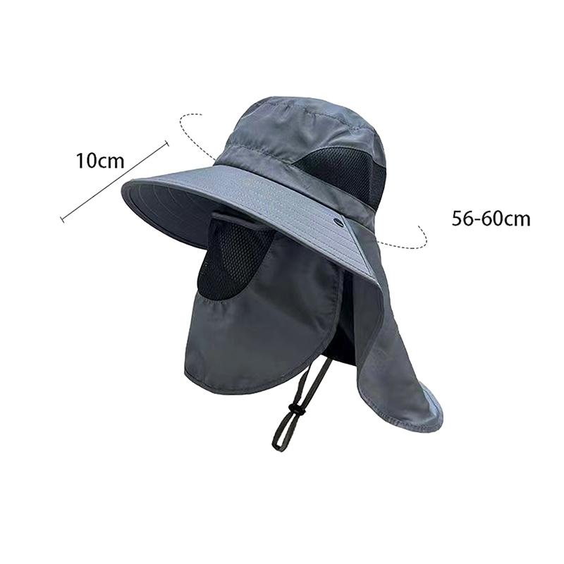 Summer Large Sun Hat For Men Women Breathable Fishing Caps Sun Uv Protection Fisherman Hat Hiking Outdoor Beach Cap Gifts