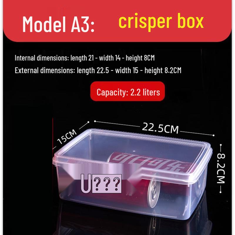 

ZISIZ Square Plastic Food Storage Container