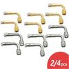 2/4 Pcs Motorcycle 90 Degree Angle Bent Valve Adaptor Tyre Tube Valve Extension Adapter for Truck Car Moto Bike
