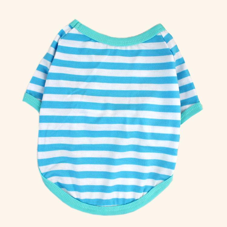 Summer Stripe Dog Tshirt Vest Pet Clothing for Small Dogs Yorkshire Terrier Shih Tzu Shirts Puppy Cat Clothes chaleco para perro