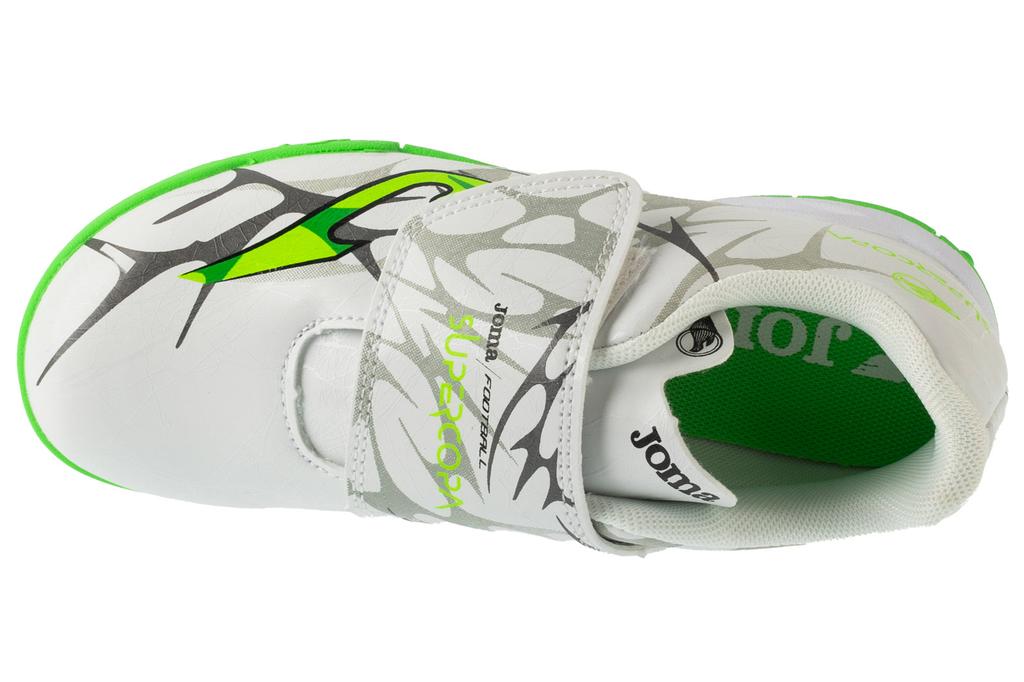 Joma Super Copa Jr 25 SCJW TF, for Boy white Turf football trainers
