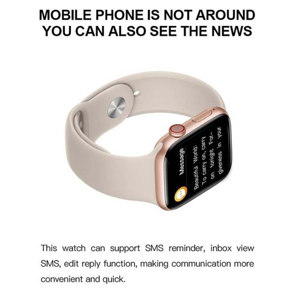 Apple Watch 4 Series 4 LTE 44mm SportBand Smart Watch 2 Heart Rate Sensor  ECG Fallen Detect Activity Track Workout for iPhone|Smart Watches| -  AliExpress