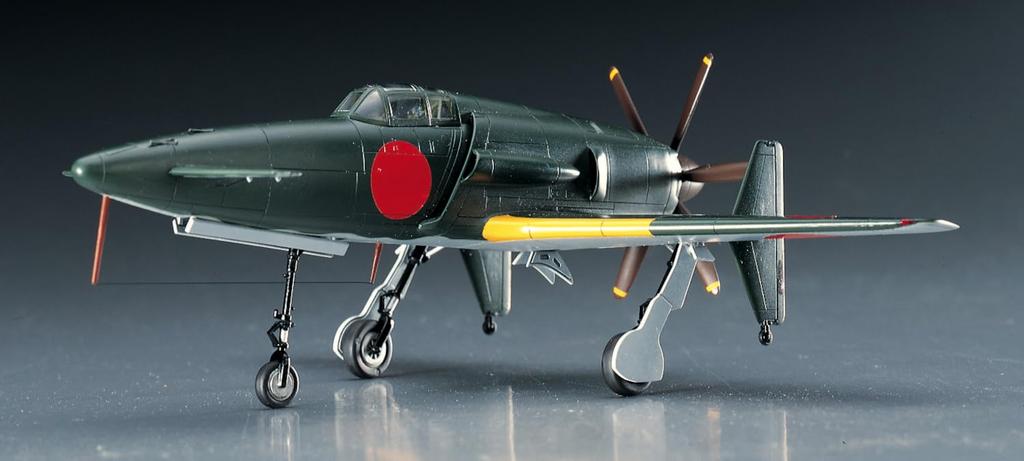 Hasegawa Scale Japanese Navy Kyushu J7W1 18th Experimental Local Fighter Shinden Plastic Model D20 1/72