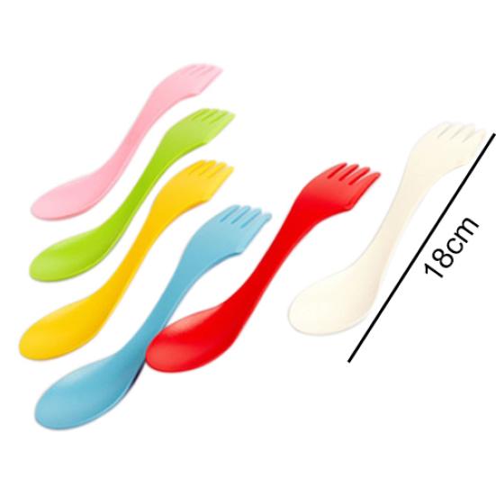 6 Pcs Spoon Fork Knife Cutlery Camping Hiking Spork Combo Travel Utensils