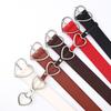 New Love Pin Buckle Belt Simple and Fashionable Versatile Women's Heart-shaped Hanging Decorative Women's Belt