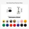 Metal Double-Sided Mushroom Rivet: Half-Round Head Snap Button for Leather Bags & Shoes