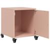 Pink Nightstand 36 x 38.5 x 43.5 cm Steel