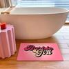Quick-drying Non-slip Bathroom Toilet Toilet Door Mat Absorbent Diatom Mud Carpet American Sweet Cool Spice Girl