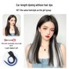 Gradient Ear-Hanging Highlight Hair Extensions - Dopamine Style, Internet Celebrity Inspired, Seamless Natural-Looking Colored Hair Pieces