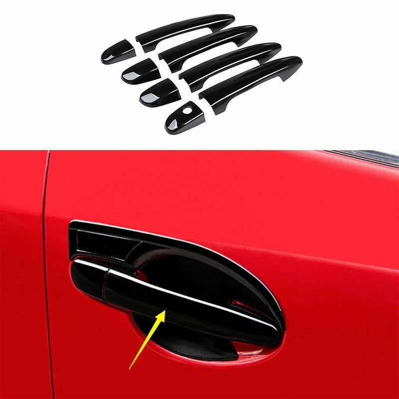 For Mazda 6 Atenza 2014-2016 Gloss Black Exterior Outside Door Handle Cover Trim