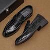 Men Dress Shoes Personality Trend Paty Leather Wedding Shoes Men Flats Leather Oxfords Formal Shoes