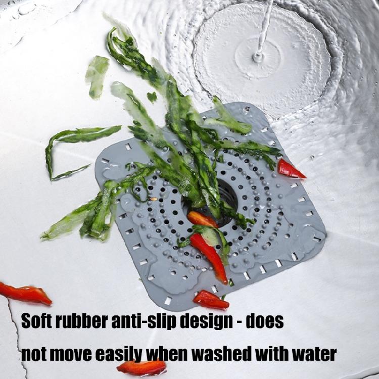 Not Clog Drain Guards Flexible Silicone Hair Catcher Reusable Strainer Odor Prevention Simple For Sink Shower Bathtubs