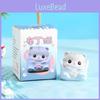 Adorable Pudding Cat Mini Resin Decor Cartoon Style For Office And Home