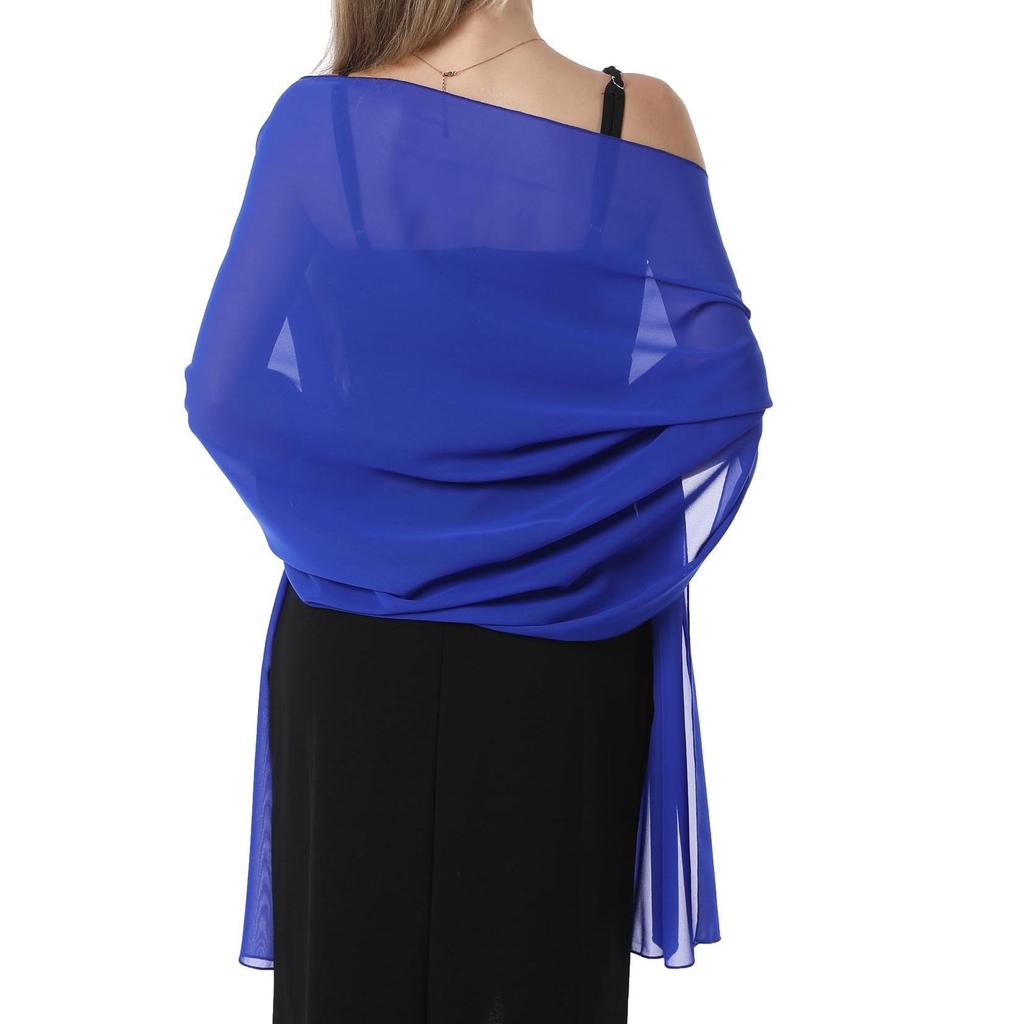 Women's Chiffon Evening Shawl and Wrap for Weddings and Bridesmaids