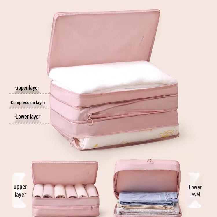 Portable Travel Compression & Clothing Organizer Bag – Large Capacity