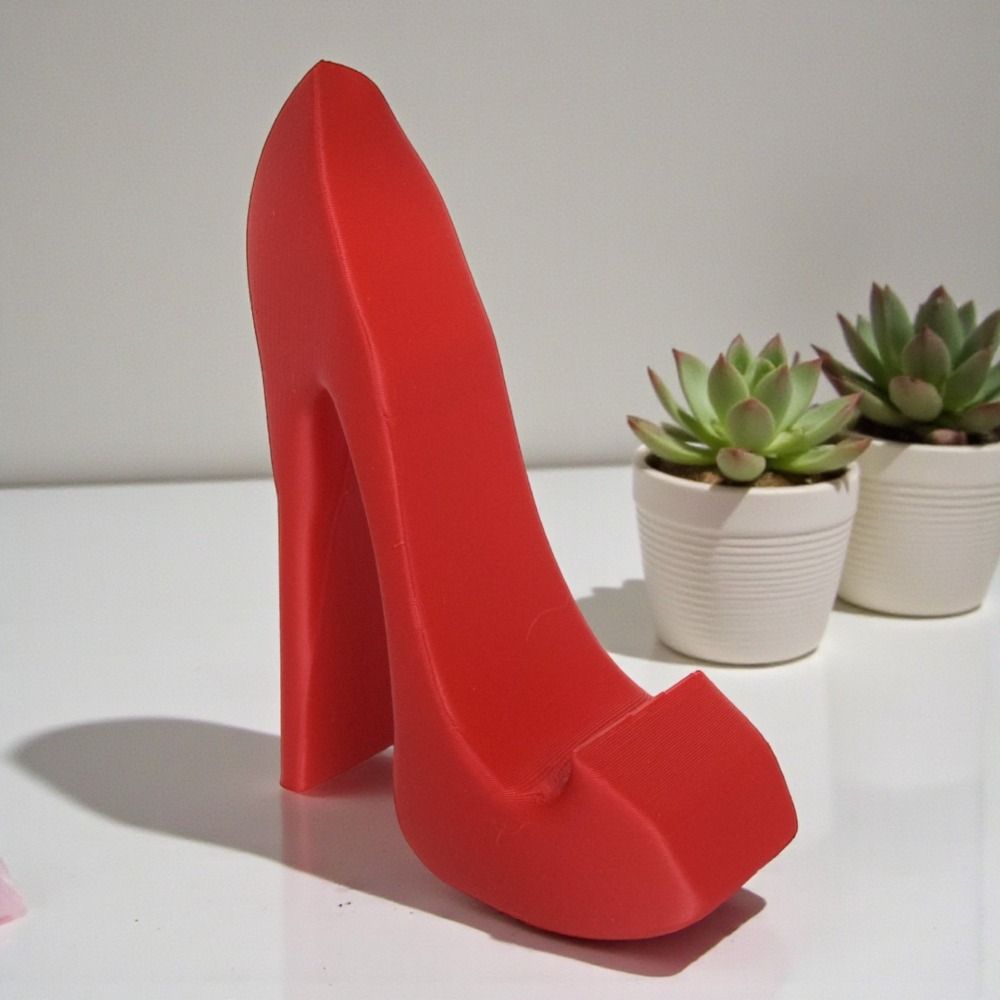 Kreativer High-Heel Handyhalter 3D-gedruckte Smartphone-Stützhalterung zum Videoschauen
