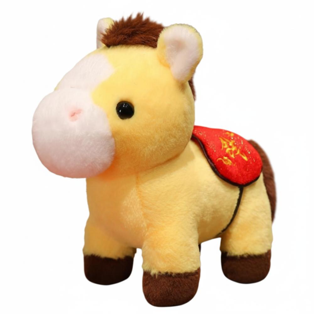 Mascot Dolls Stuffed Horse Toy Good Luck Horse Doll Pendant 2026 Horse Plush Doll Festive Decor