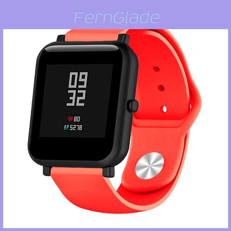 Classic And Durable 20mm Soft Silicone Sport Watch Band Strap For Amazfit Bip Youth