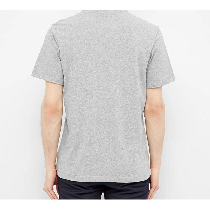 Nike Swoosh Logo Cotton Short Sleeve T-Shirt Men Tops Grey AR4997-064