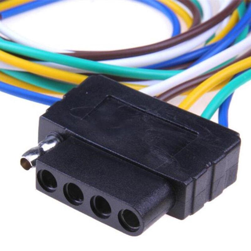 36“ Trailer Light Wiring Harness Extension Cable 5-Pin Adapter Wire Connector