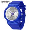 Sanda Trendy Luminous Waterproof Quartz Watch for Teens - Simple, Versatile Pointer Style.