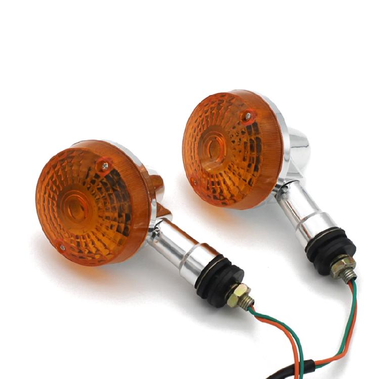 2Pcs Motorcycle Turn Signal Flashers Indicator Light for GN125 HJ125 for