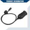 Hihaha 20V Cigarette Lighter Adapter / Car RV USB Type C Female Cigarette Lighter