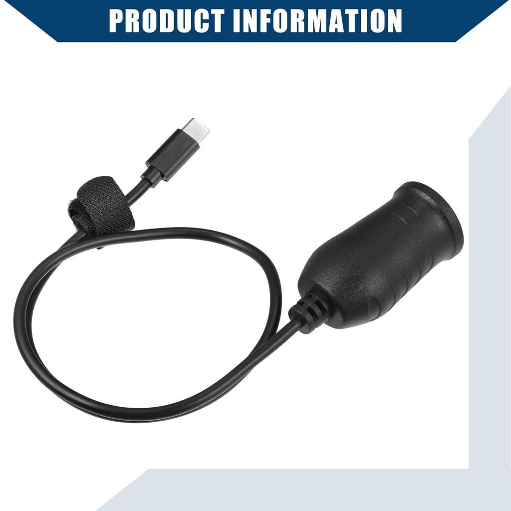 Hihaha 20V Cigarette Lighter Adapter / Car RV USB Type C Female Cigarette Lighter