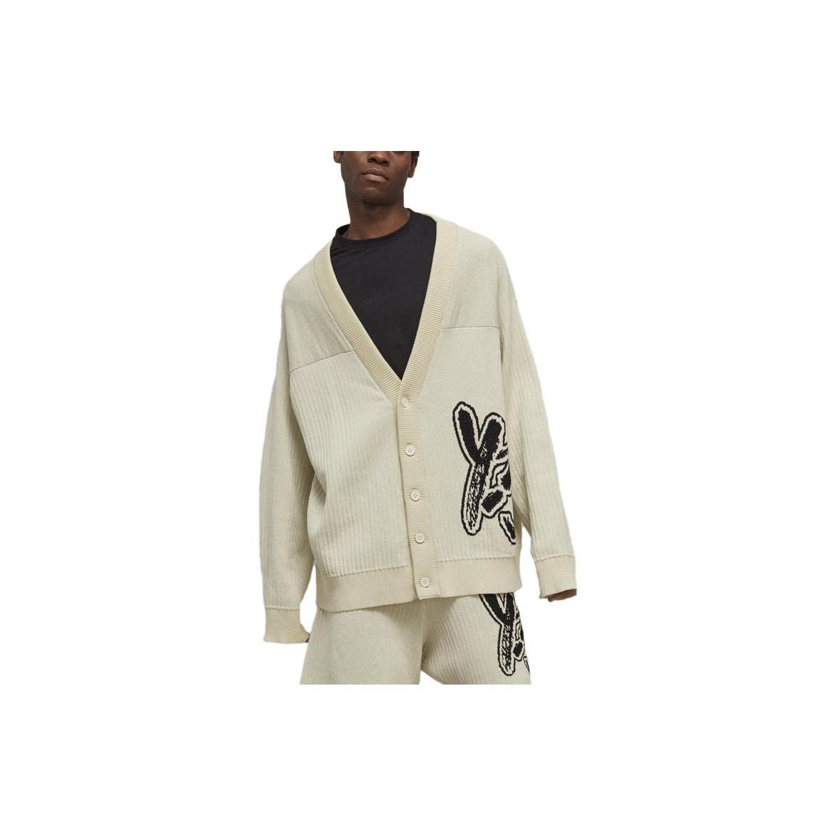adidas Y-3 Logo Knit Cardigan  Off White  Unisex IA3110 S