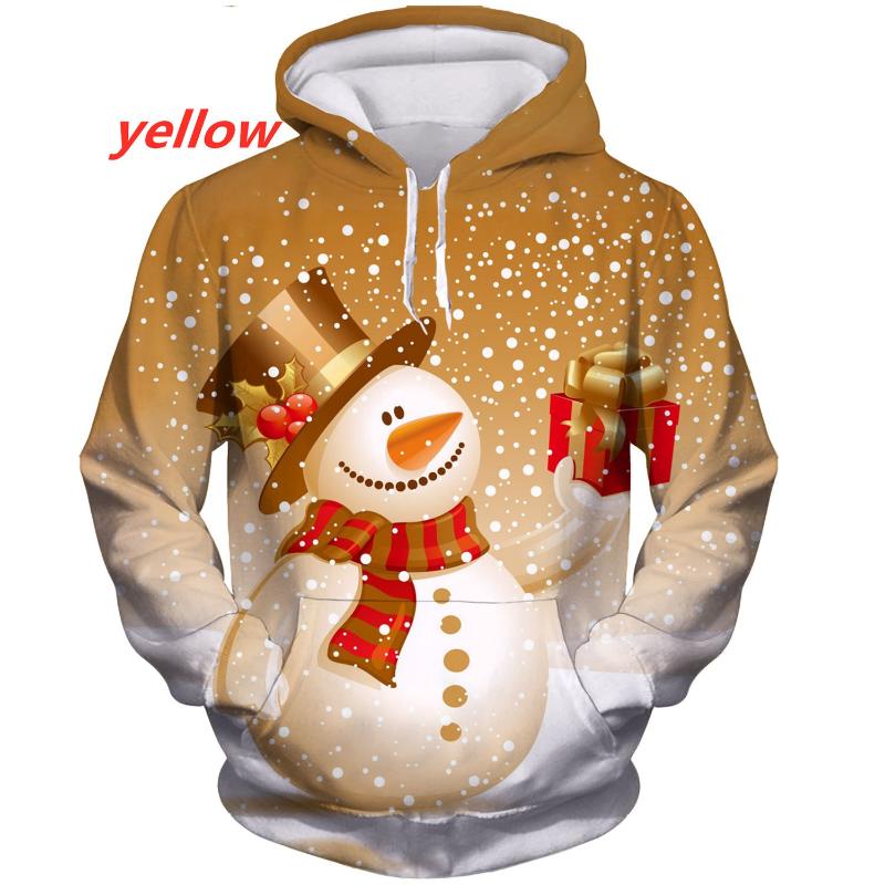 2024 New Christmas Fashion Hoodie Men/Women Hip Hop Autumn And Winter Streetwear Hoodies Funny Santa Claus Couples Clothes