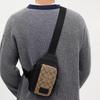 Coach Edge 13 Classic Monogram Zipper Multifunctional Pocket Coated Canvas And Calfskin Mini Crossbody Bag Women crossbody bag CM155-QBT4U