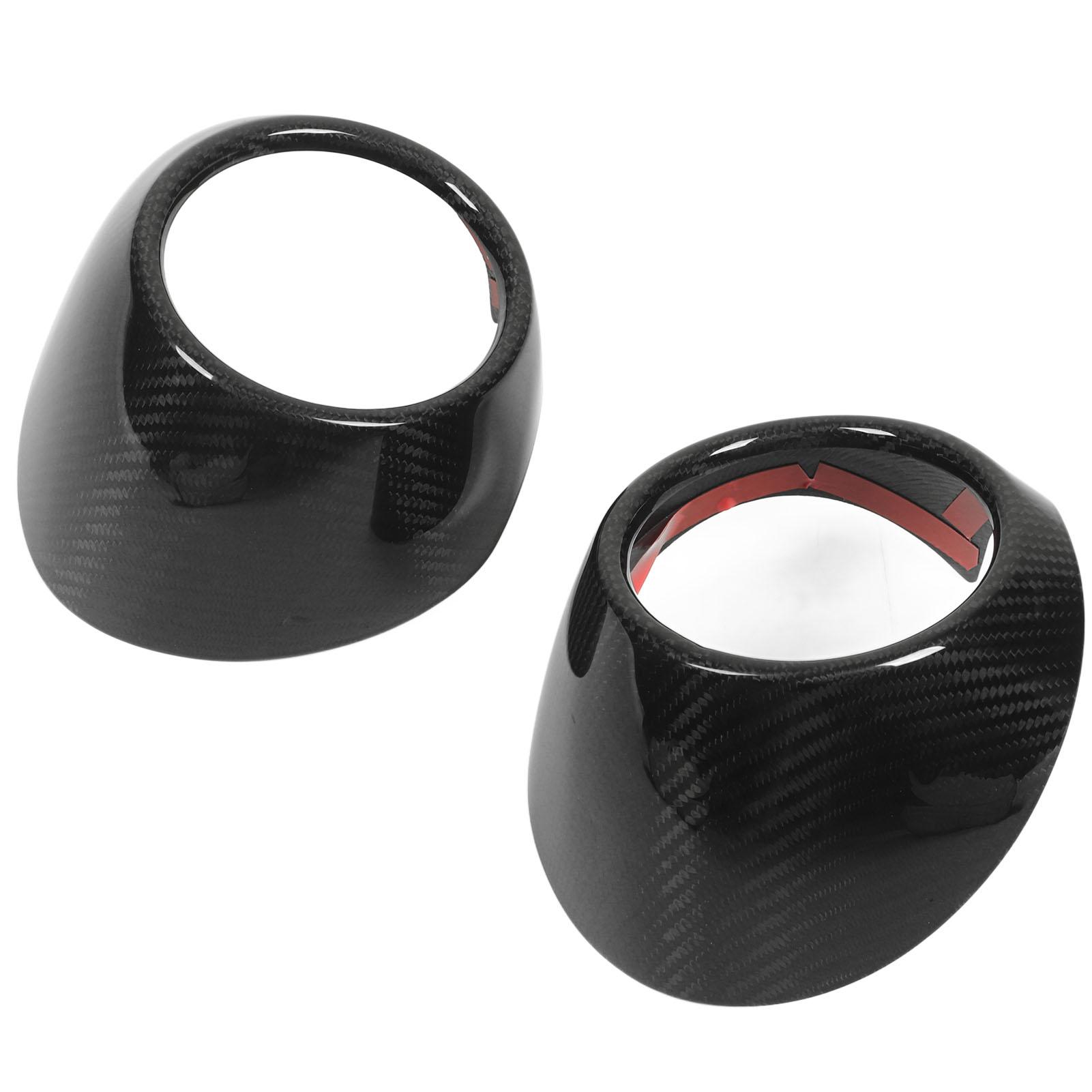 

2 шт. Отделка воздуховода кондиционера, сухая углеродная нить, крышка выпускного отверстия, наклейка для украшения передней панели, замена