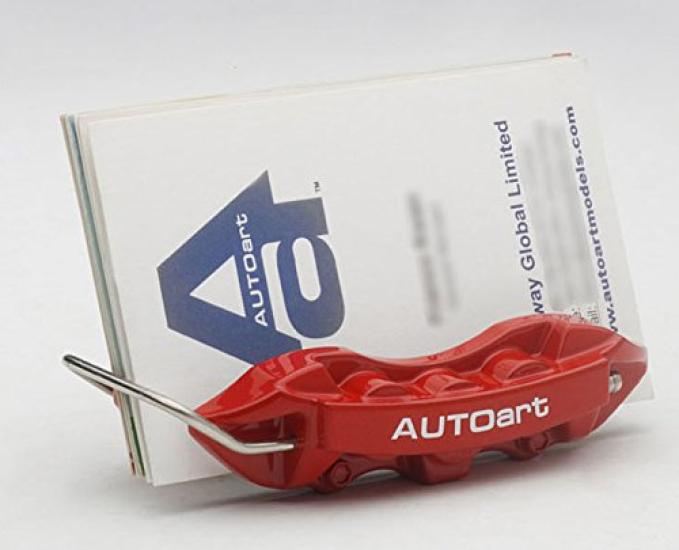 AUTOartDESIGN Brake Caliper Name Card Holder Finished (Red, Product)