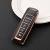 Great Wall WEY TPU Gold Edge Protective Key Cover for WEY/VV5/VV6/VV7 Remote Control