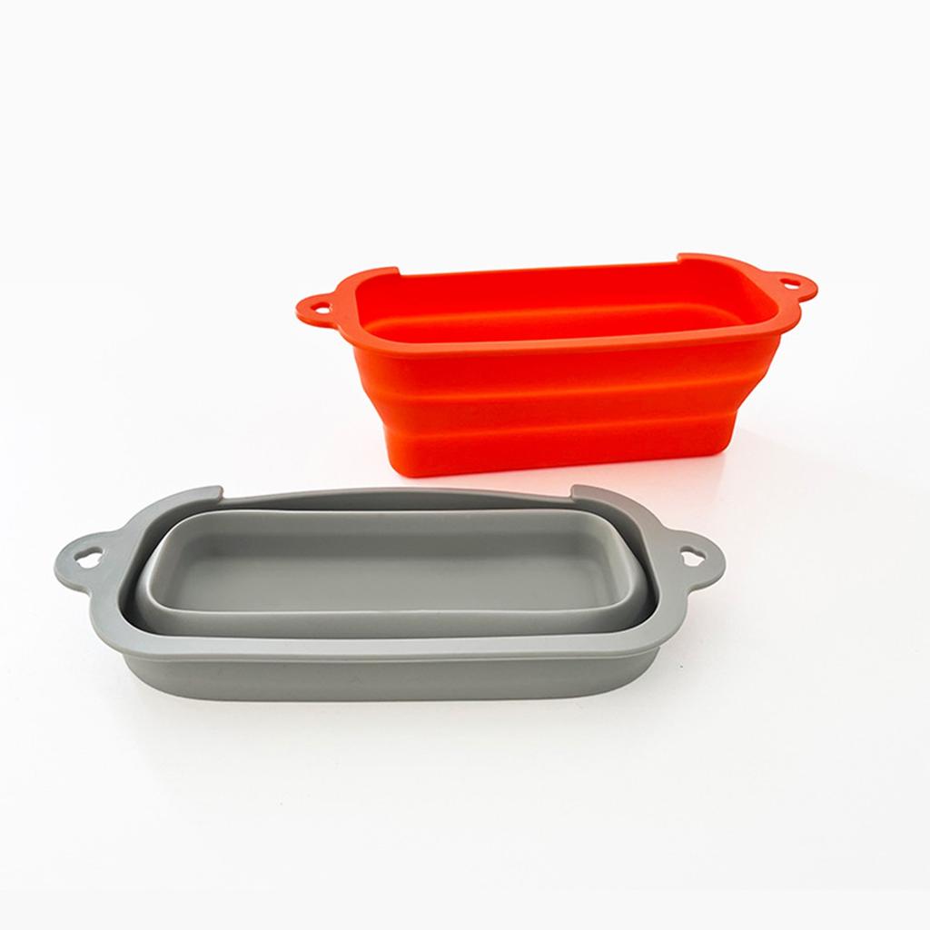 Suitable For Grill Oil Filter Box Multi-function Retractable Storage Silicone Oil Filter Box Kitchen Oven Oil Drip Box